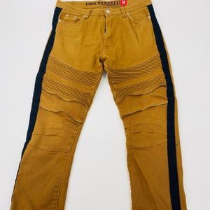 Lion Dynasty biker jeans